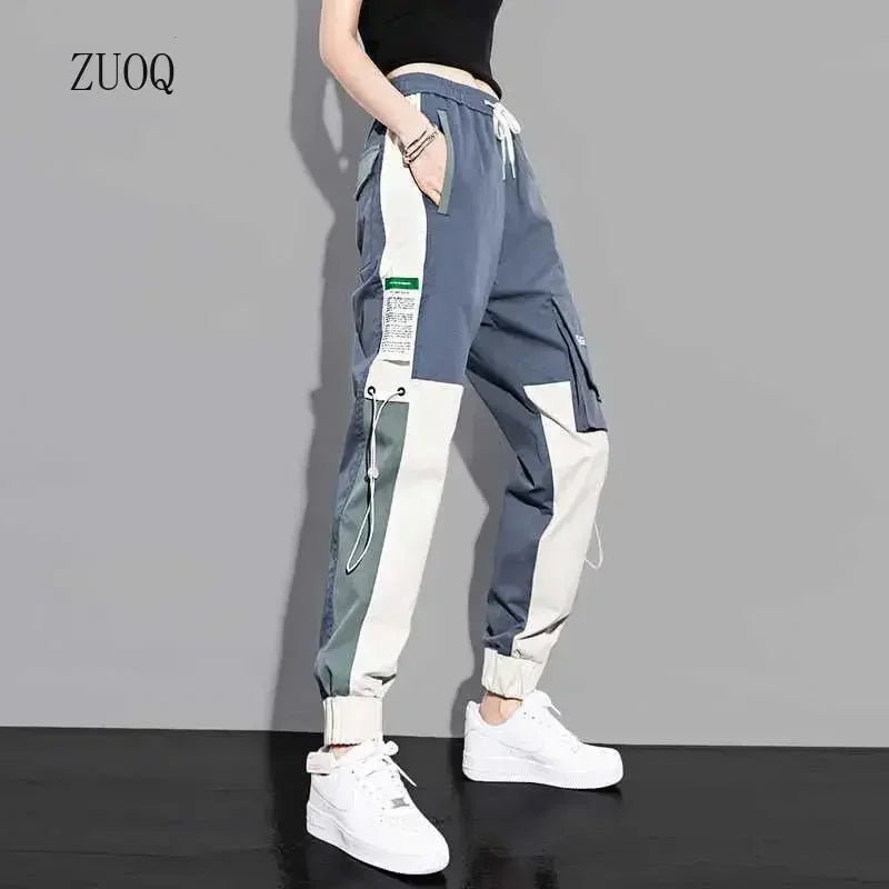 Big Pockets Cargo Pants For Women Ankle-length