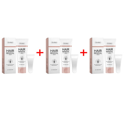 Painless Hair Removal Cream for Women Men Inhibition Hair Growth Moisturizer Body Back Legs Underarm Depilatory Cream with Brush