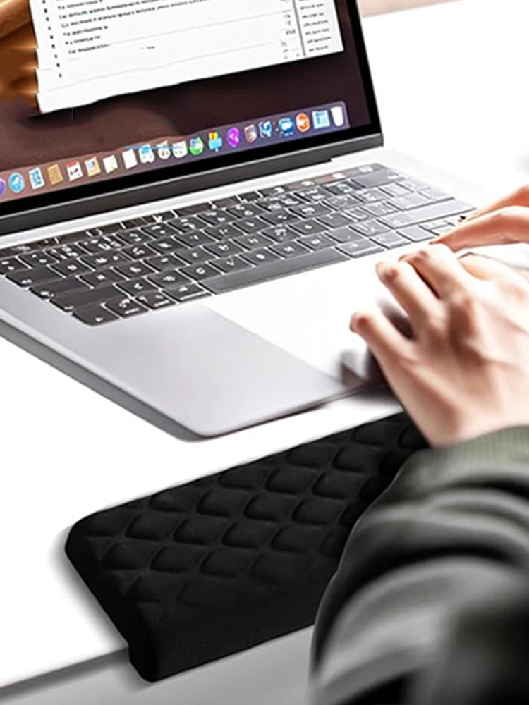 2 Pack L-Shaped Desk Elbow Pad Keyboard Wrist Rest Pad Ergonomic Wrist Support Pad for Gaming Office Computer PC Painting Gaming