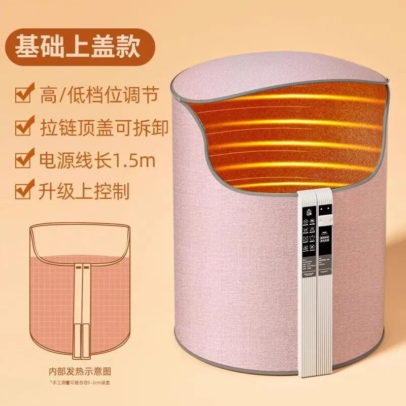 220V Electric Foot Warmer Under Desk Heating Pad for Office Winter Warmth Leg Heating Blanket BDD