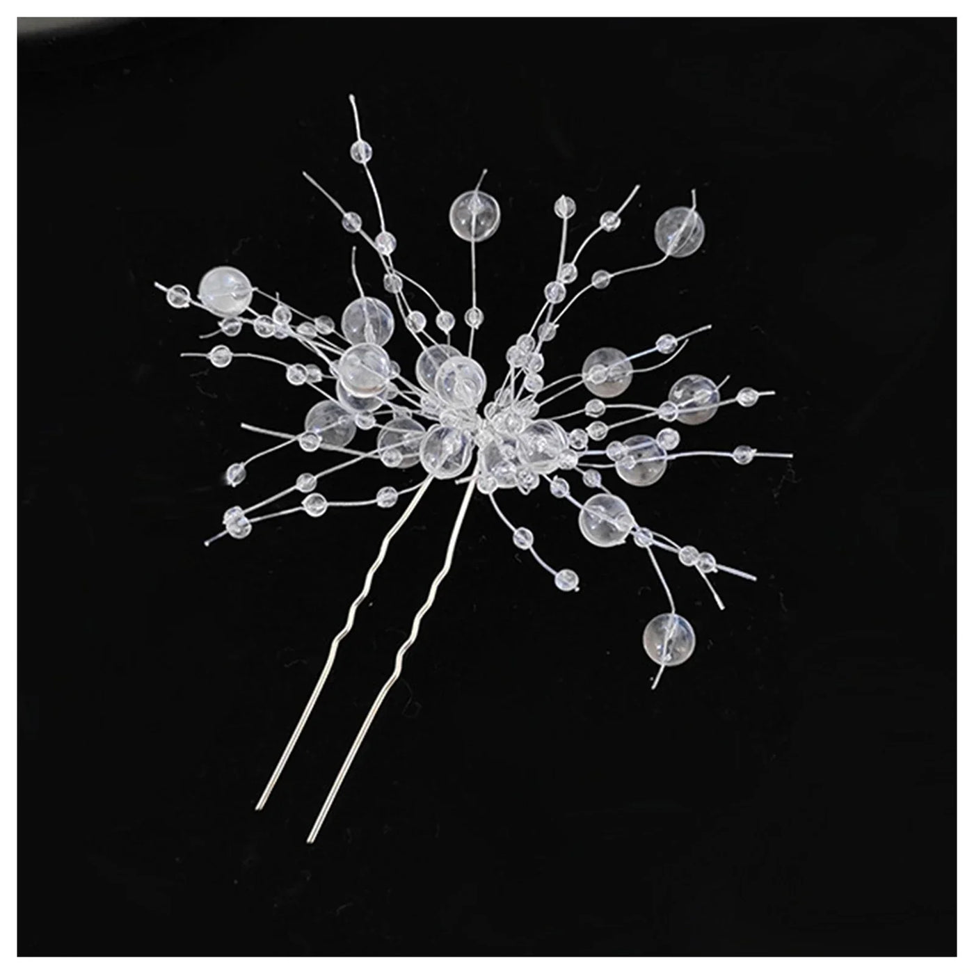 Fashion Crystal Wedding Hairpin Hair Accessories U-shaped Hairpins Bridal Hair Jewelry Rhinestone Women Hair Clips Headpieces