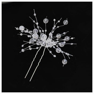 Fashion Crystal Wedding Hairpin Hair Accessories U-shaped Hairpins Bridal Hair Jewelry Rhinestone Women Hair Clips Headpieces