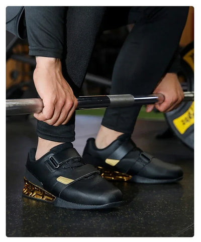 Athlete Athletic Shoes Indoor Comprehensive Training Shoes Weightlifting Shoes Stretch Hard Pull Deep Squat Shoes Breathable Men