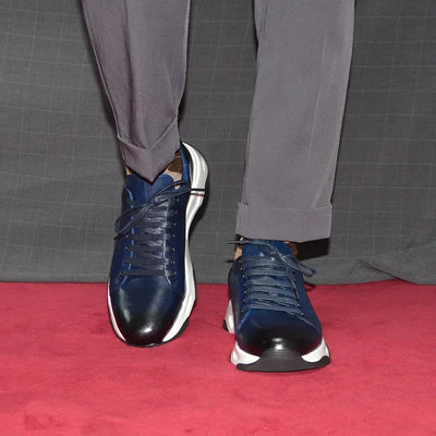 Classy Man Sneakers Luxury Brand Designer Lightweight Cowhide Genuine Leather Casual Social Men's Oxford Shoes Autumn Winter