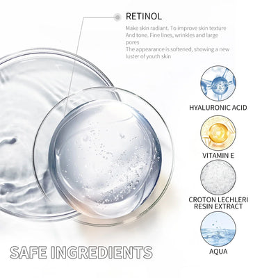 Retinol Night Cream 50g Anti Aging Face Moisturizer Firms Skin Reduces Wrinkles Lines Hydrating Vitamin E Cream for Tightening