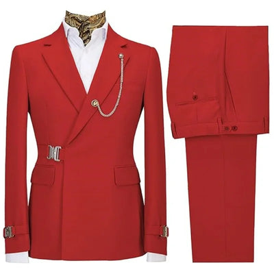 Men's 2-Pack Formal Trousers | Daily  Wear & Wedding/Prom Dress Pants with Tuxedo Styling  Corporate, Interviews, Groom