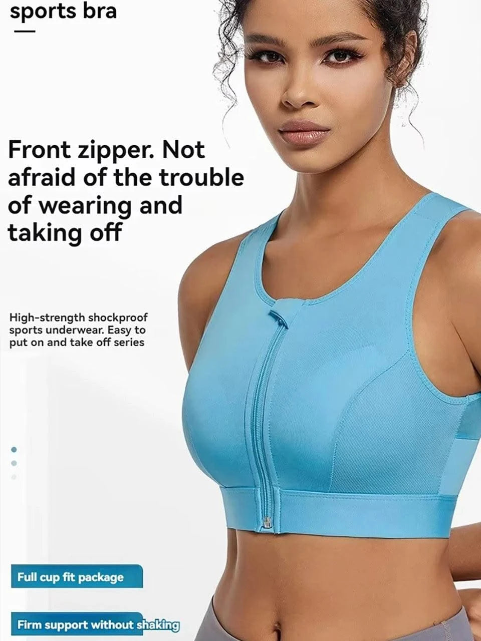 Plus Size Bra for Women High-Strength Shock-Absorbing