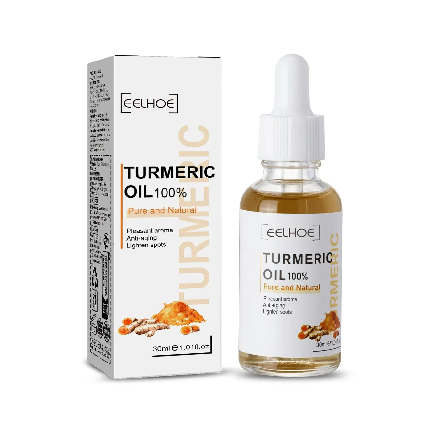 Turmeric Face Serum Diffuser Hydrating Face Repair Melanin Brighten Dark Spot Corrector Moisturizing Essential Oil Skin Care