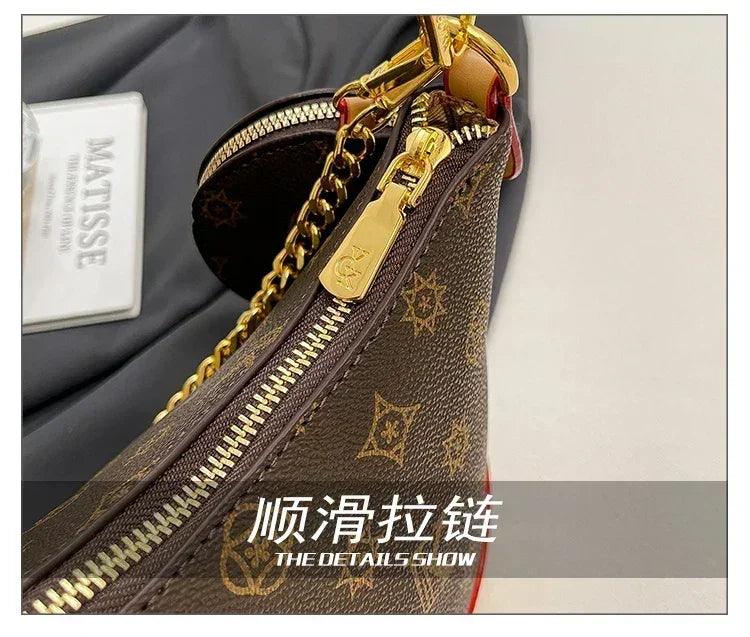 Famous designer elegant handbags leather for women ladies crossbody shoulder bag classic popular and lightweight