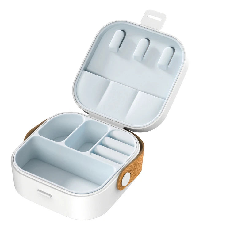 Mini Jewelry Travel Case Portable Traveling Jewelry Storage Organizer Box Women Rings Earrings Necklace Organizer Boxes JT