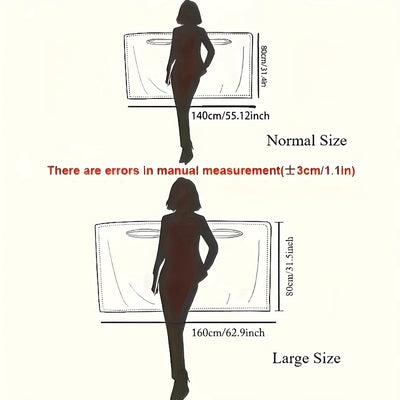 1 Piece Oversized Wearable Bath Towel - Super Soft Bath Towel Skirt with Pockets, Quick Drying and Absorbent, Bow Trim, Women's