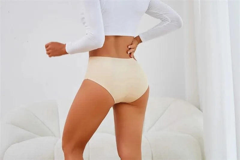 Seamless High Waist Menstrual Panties Women Physiological 4 Layers Leak Proof Underwear Sexy Briefs No Trace Breathable Panties