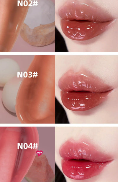 FLORTTE Beauty Lip Lasting Tint First Kiss Series Water Glossy Nice To Meet Chu Blooming Liquid Lipstick Makeup Women Cosmetics