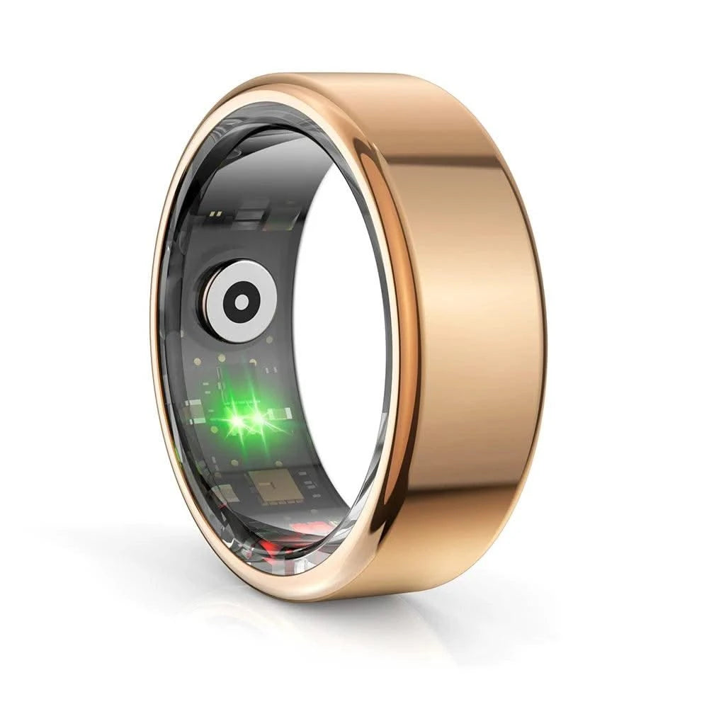 R02 Smart Ring Military Grade Titanium IP68 & 3ATM Waterproof Sleep Heart Rate Health Monitoring Multi-sport Modes Tracker Ring