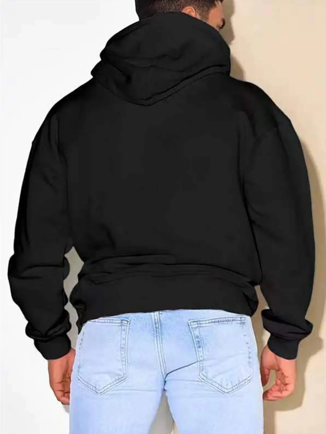 Shh No One Cares New Men'S Printed Autumn And Winter Sweatshirts, Versatile Spring Autumn Hooded Trendy Brand Sweatshirts
