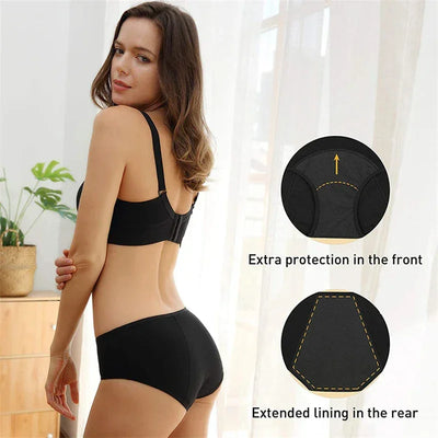 Leak Proof Menstrual Panties Women Cotton Menstruals Underwear Plus Size Period Underpants Briefs Lingerie for Physiological