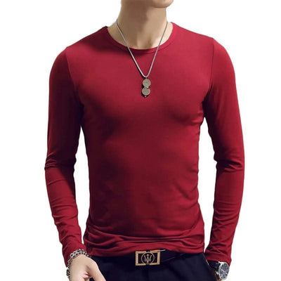 Tennis T Shirts Men Long Sleeve T-Shirt Sportswear Fitness T Shirts for Men Slim Fit T Shirts Designer Solid Tees Tops