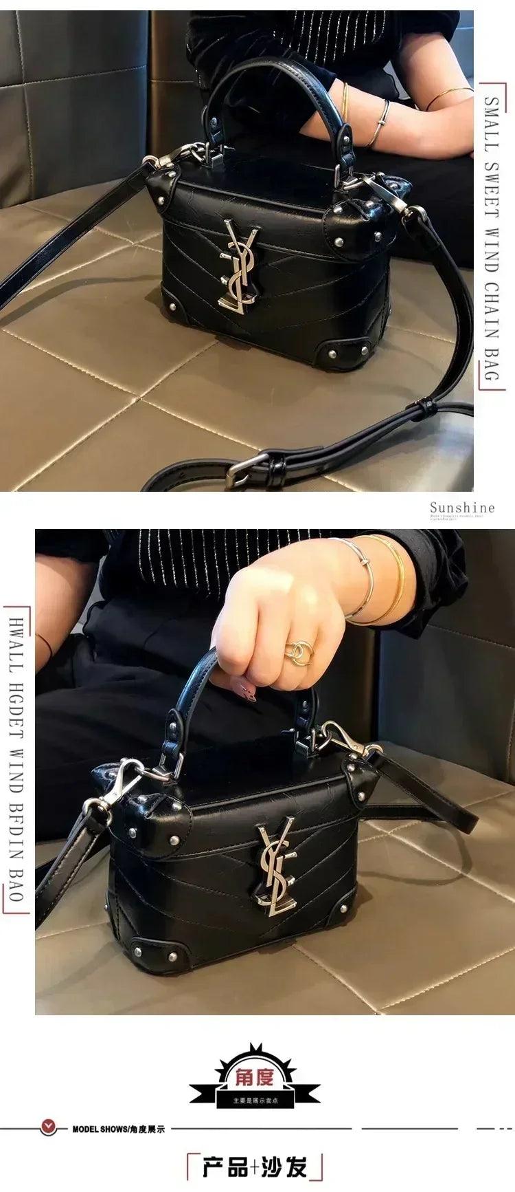 Popular and elegant women’s crossbody bag handbags messenger in premium leather by designer