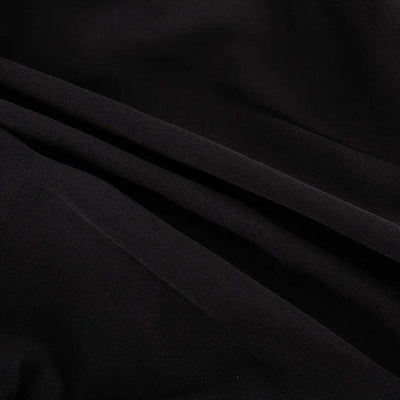 Doll Collar Casual Sheath Dresses for Women Autumn Long Sleeve Pullover Black and White Bodycon Knee Length Femme Fashion Dress