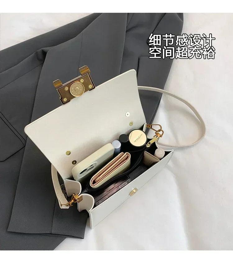 Premium designer crossbody bag for women leather shoulder messenger tote handbags ladies office fashion gift