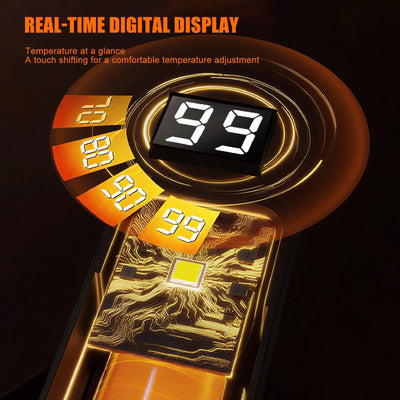 Heated Hand Warmers Magnetic Rechargeable Hand Warmer Heater For Camping Gear Hunting Outdoor Cold Weather Hiking Golf Indoor