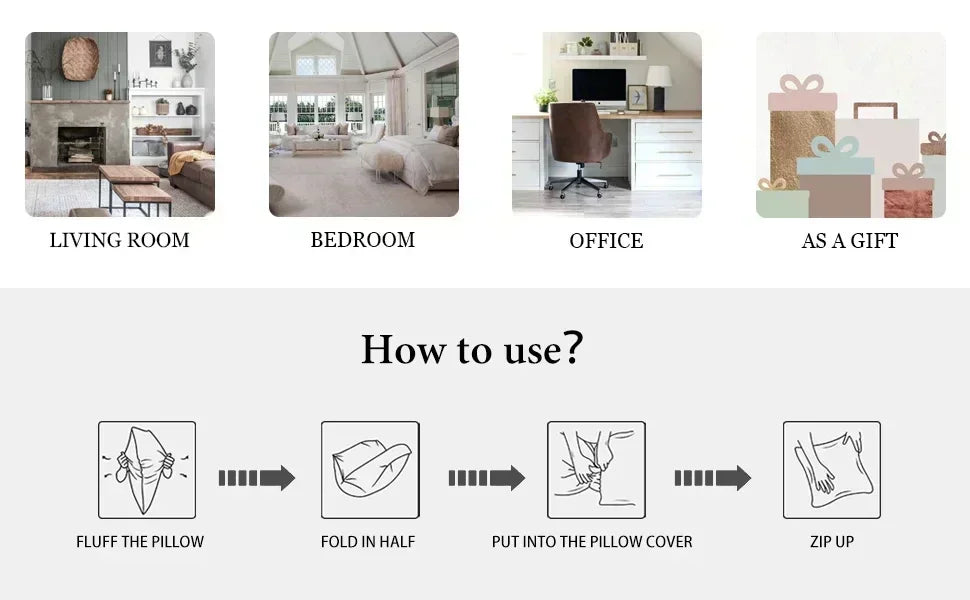 Home Decor Autumn Scenes: Door, Bicycle, Basket Decor Pattern Cushion Cover Suitable for Sofa Bedroom Car Pillow Cover