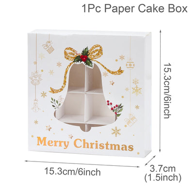 Christmas Candy Gift Box Merry Christmas Decorations For Home Kraft Paper Box Cookie Gift Box Packaging Bag navidad Natal Gifts