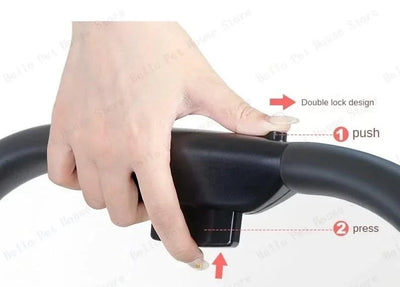 3-in-1 Twin Baby Stroller with Car Seat,portable Foldable Baby Stroller High View Newborn Baby Stroller Can Sit and Lie