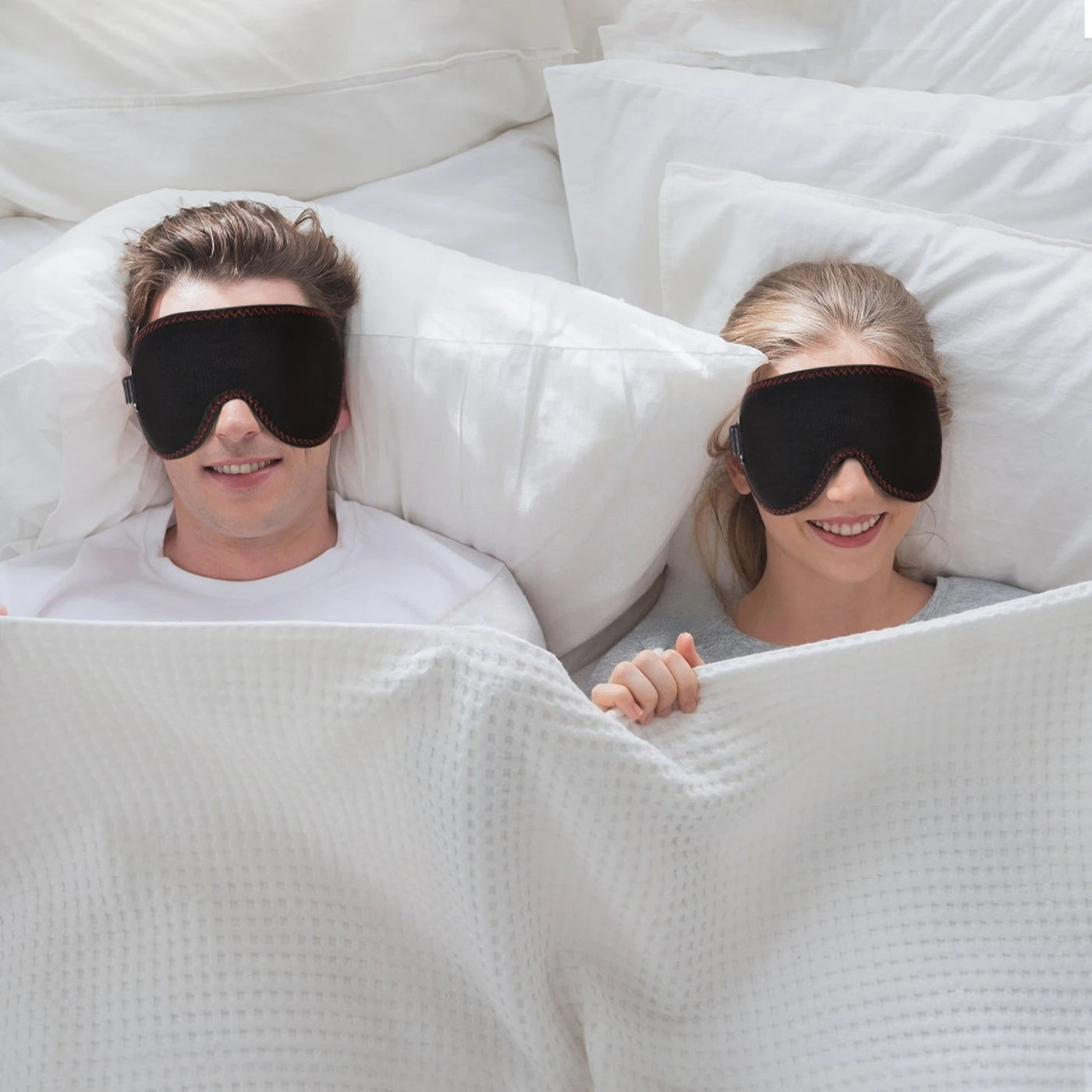 Heating Eye Mask Electric Heated Eye Wrap Hot Compress 3 Temperature Levels Warm Eye Cover for Dry Eyes Relief & Improved Sleep