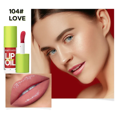 Beauty Glazed Rare Bright Lustrous Lip Essence Moisturizing Shine Shimmer Plumping Lip Tint  Care Oil Gloss for Lip Enhancement