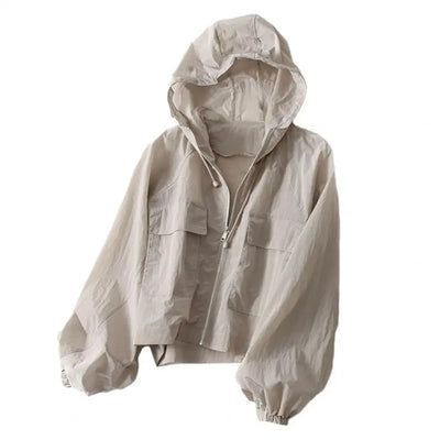 Women Sunscreen Jacket Women's Sun Protection Athletic Hoodie Coat for Running Hiking Cycling Travel Lightweight Uv Jacket