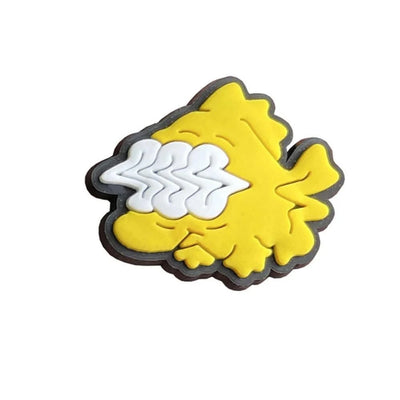 Single Sale 1pcs Cartoon Funny Shoe Charms PVC Accessories DIY Shoe Decoration For Clog Sandal Kids X-mas Gifts