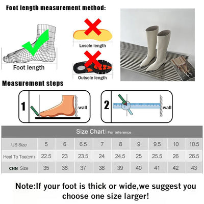 Fashion Women Knee High Boots Slip On Shoes Low Heels Pointe Toe Ladies Shoes Female Footwear Western Modern Long Boots