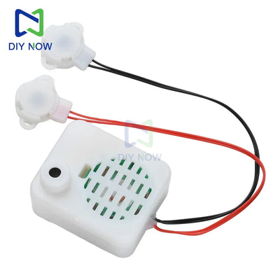 60s Recorder Module Two-Button Recorder One Record One Play Plush Toy Voice Message Recorder Voice Box With Battery LR44*3