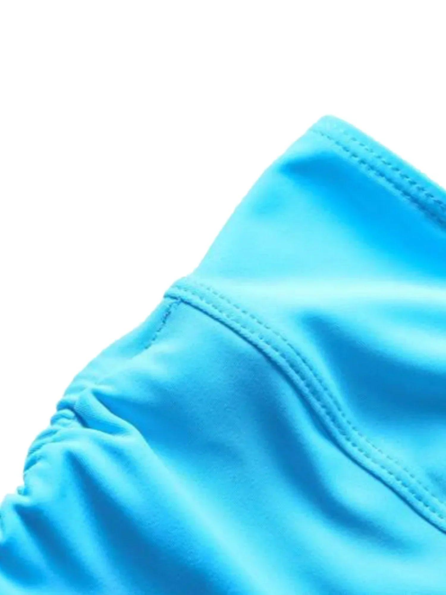 2025 new fashion women’s swim shorts high waist sides drawstring stretch sports boyshorts bathing suit tankini bottoms