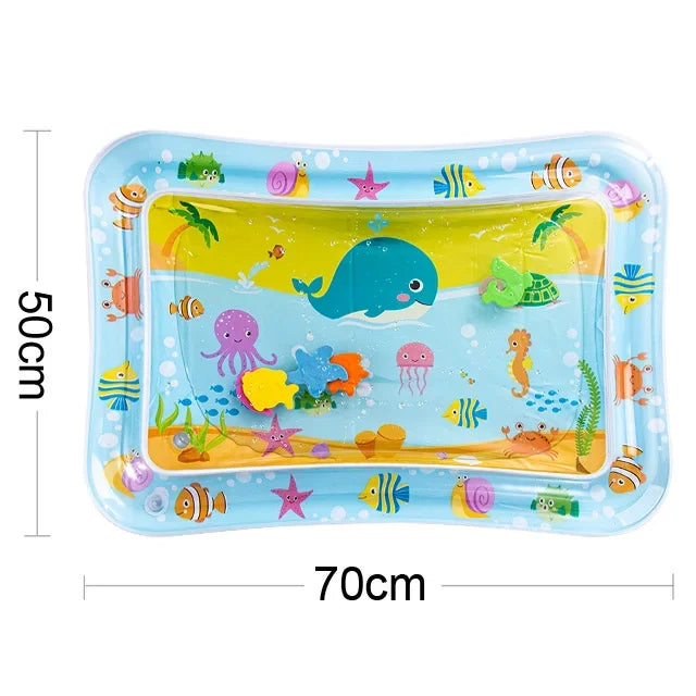 Baby Water Play Mat Inflatable Cushion PVC Infant Tummy Time Toddler Water Pad For Kids Early Education Developing Activity Toys