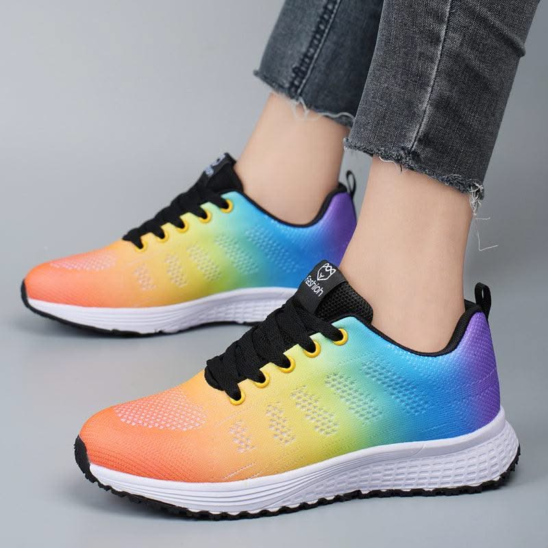 Women Sports Shoes for Women 2023 Casual Tennis Shoes Breathable Walking Mesh Platform Running Shoes Sneakers Female Footwear