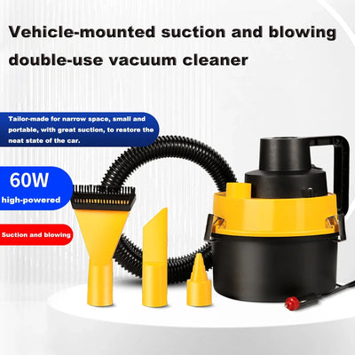 Bucket Car Vacuum Cleaner Portable Small One Suction Clean Portable Car Appliance Multifunction Vacuum Cleaner Great Suction