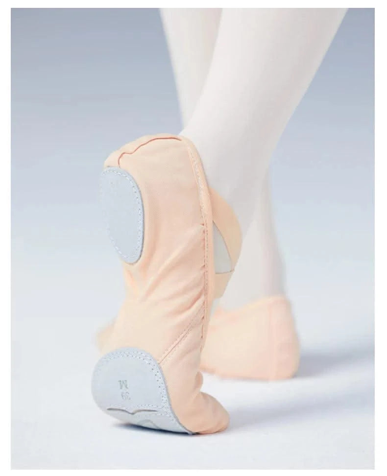 Ballet Dance Shoes for Women Girls Teenager Big Split Sole Ballet Shoes Children Adult Elastic Ballet Practice Dancing Slippers
