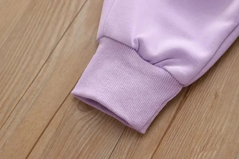 Cartoon Rabbit Long-Sleeved Sweater Two-Piece Baby girl clothes | Children's Spring and Autumn Clothes'