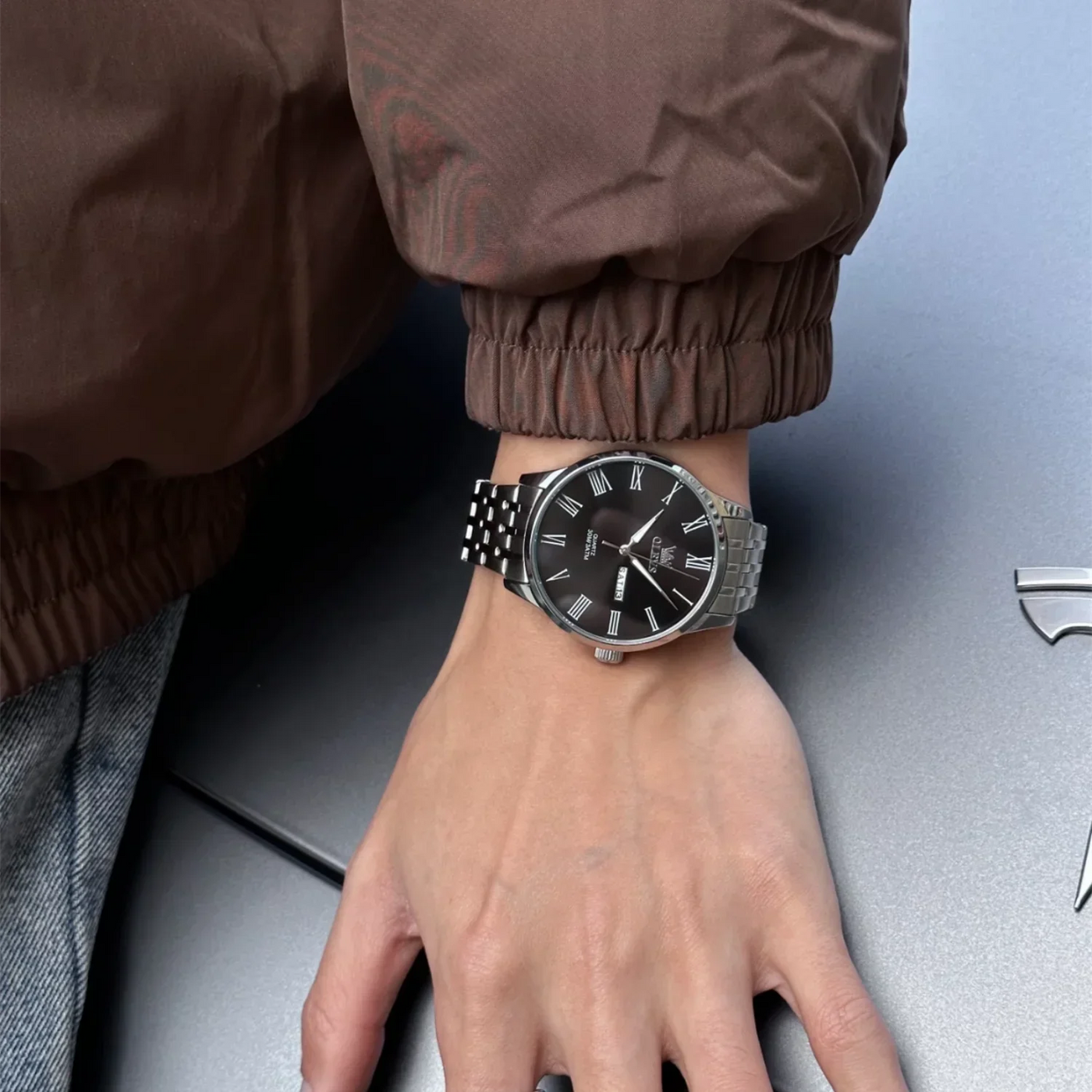 Simple high-end watch for men, high-end luxury men's sports men's brand authentic 2025 new quartz watch