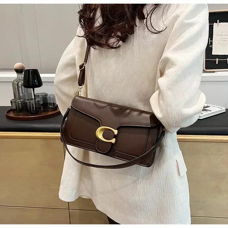 Luxury - grade 2025 women’s exclusive small square shoulder bag - solid - color aesthetic niche - style design& daily