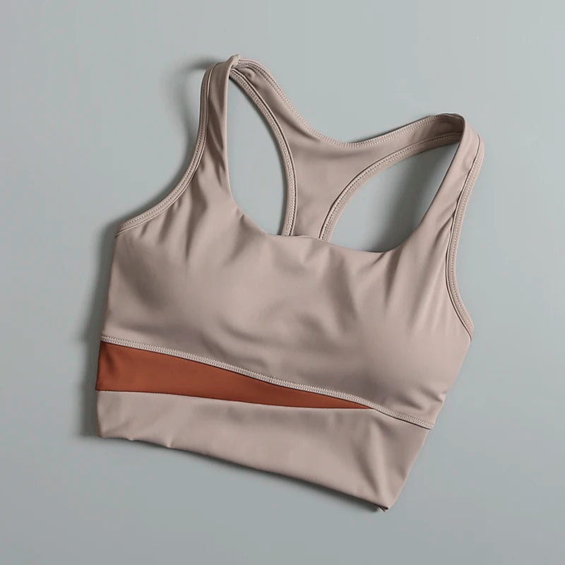 Sports bras and underwear for women in summer new running vest style external wear anti-shock and anti-sagging gym beauty back