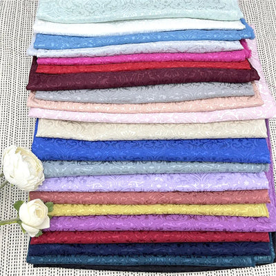 50X150cm Black White 3D Texture Brocade Jacquard Fabric Costume Drapery Materials DIY Sewing Cloth Suitable For Party Dress Gown