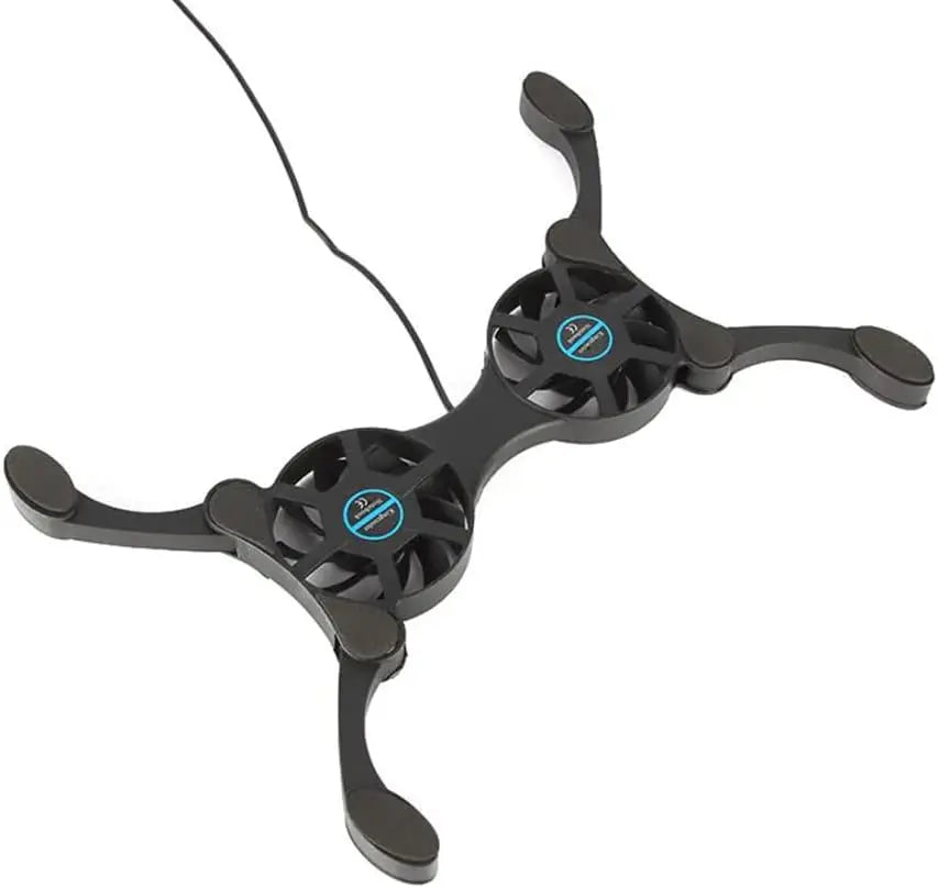 Cooler Stand Laptop Cooler Low Noise Cooling Portable Ultra Slim Gaming Laptop Cooling Pad Prevent Overheatin for 7-15 in Laptop