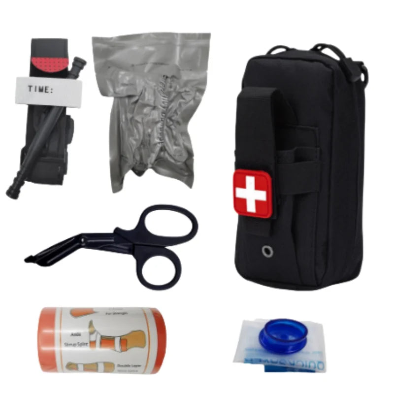 Emergency Response Kit - Outdoor Emergency Equipment with Splint and Respiratory Protection