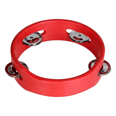 6 Inch Tambourine Hand Crank Drums Spin Rattle Wooden Hand Bell Orff Percussion Instrument Freestyle Drum Portable Kids Gifts