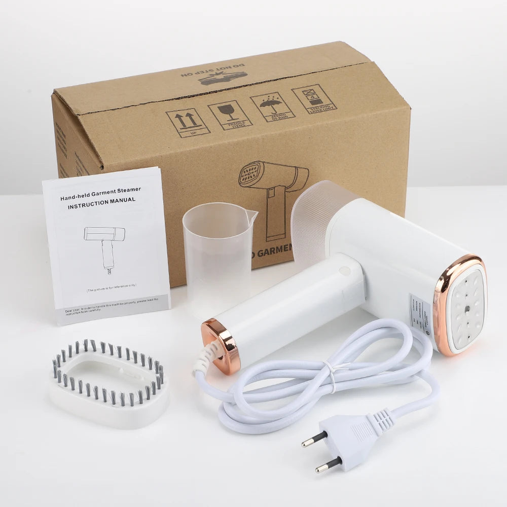 Handheld Foldable Steam Iron Folding Mini Garment Hanging Steamer Clothes Ironing Wet Dry Ironing Machine for Travel Home