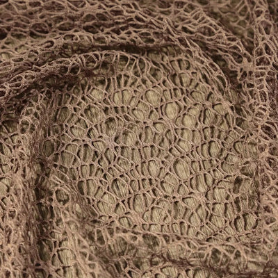 Hollow Out Large Mesh Fabric with Irregular Winding Hook and Flower Texture Creative Dress DIY Clothing Decoration Fabric