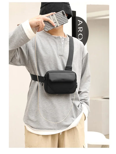 Men's Fashion Small Bag Casual Men Mini Handbags Male Cross Body Shoulder Messenger Bags For Men Purses And Handbags bolasa